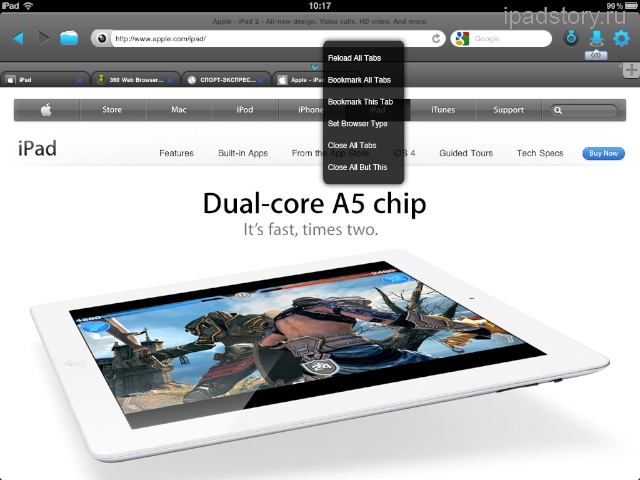 360 web browser iPad
