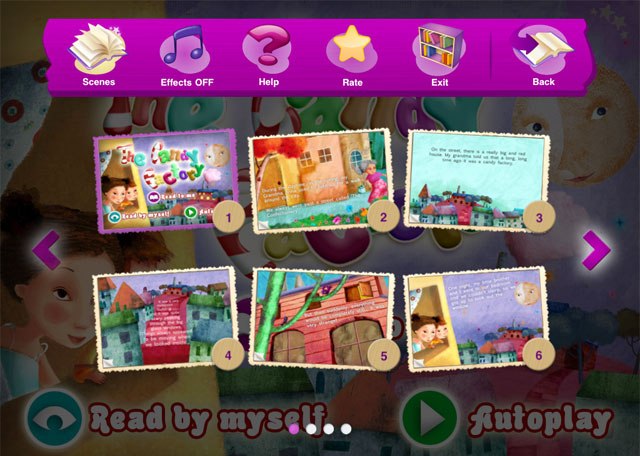 TouchyBooks – детская книжная полка на iPad