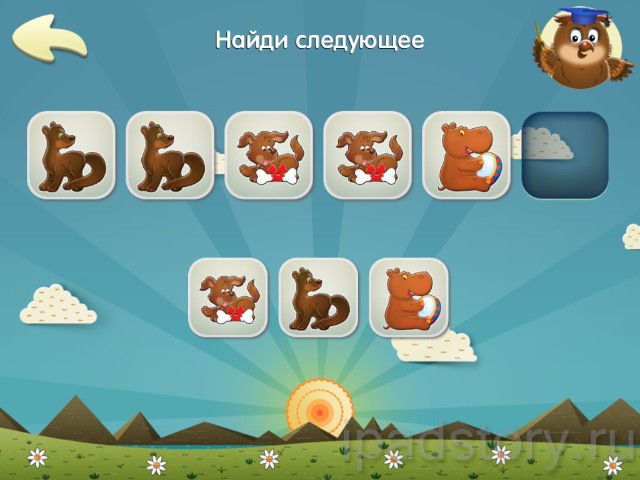 Дошкольное обучение на iPad: логическая игра