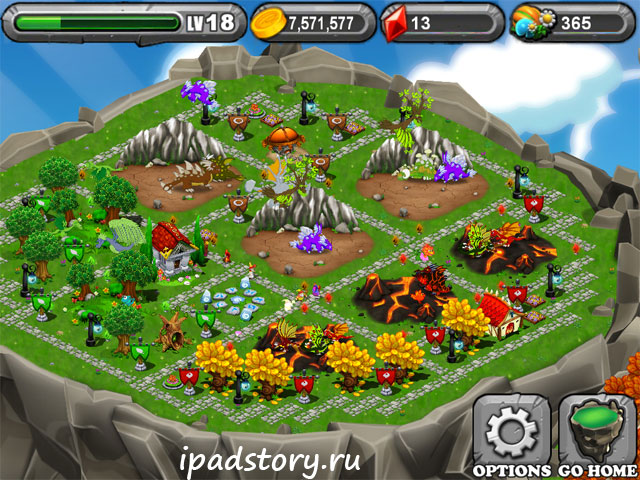 DragonVale - Долина Драконов на iPad