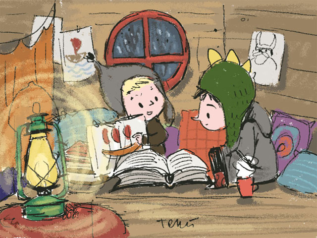 Дракон и Волк. Интерактивная книжка для детей