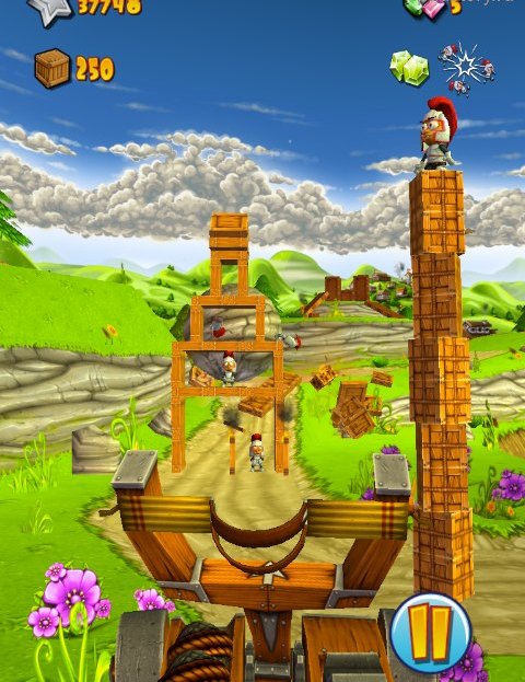 Catapult King на iPad