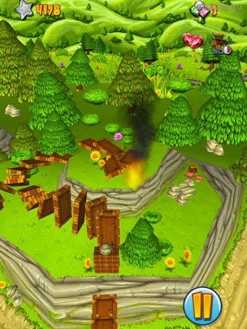 Catapult King на iPad