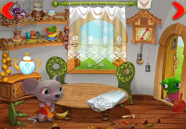 Терем-Теремок - игра из книги для детей на iPad