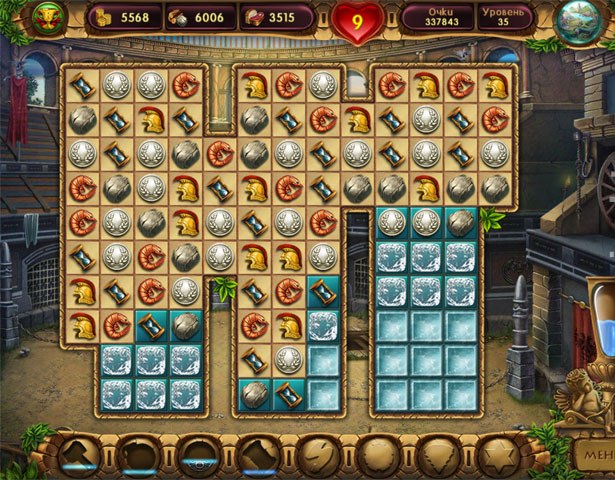 Cradle of Rome 2 HD - красивая игра в жанре "3 в ряд"