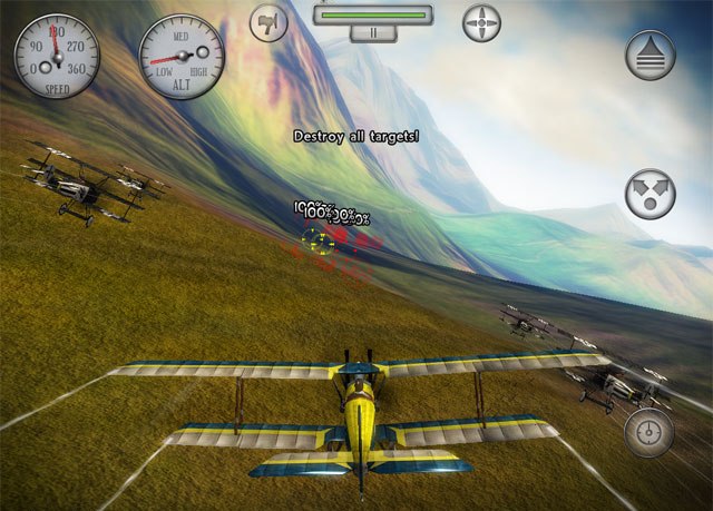 Sky gamblers: Rise of glory на iPad