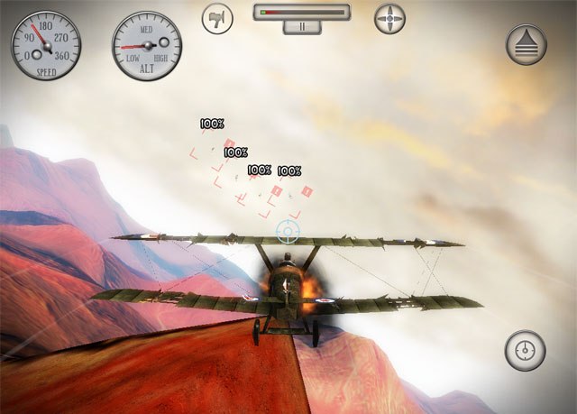 Sky gamblers: Rise of glory на iPad