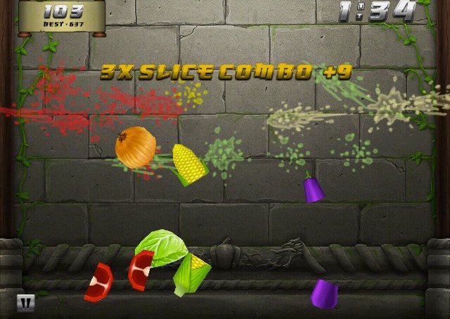 Veggie Samurai на iPad