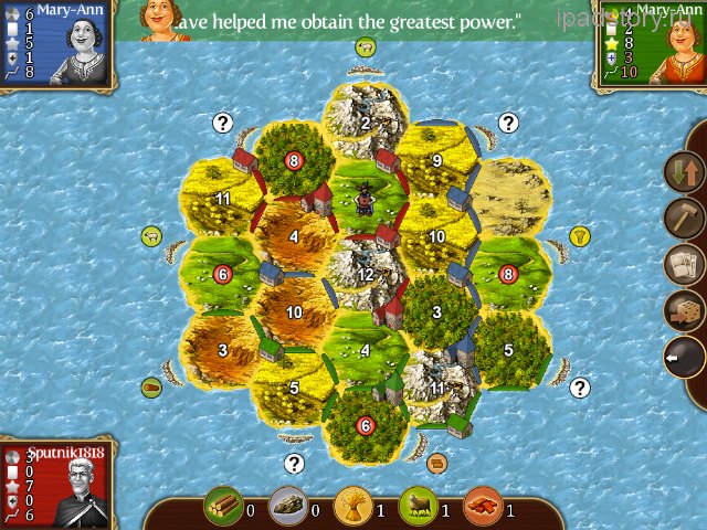 Catan на iPad
