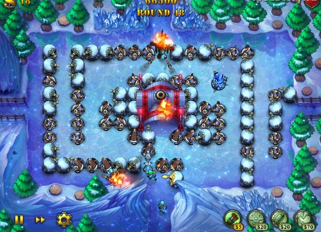 Fieldrunners для iPad