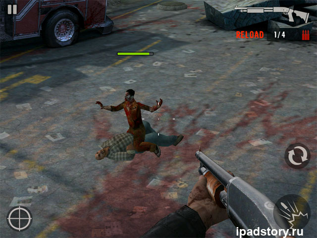 Contract Killer: Zombies - скриншоты из игры для iPad Contract Killer: Zombies - скриншоты из игры для iPad