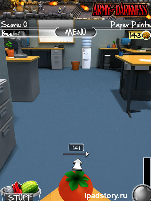 Paper Toss 2.0, обзор игры для iPad