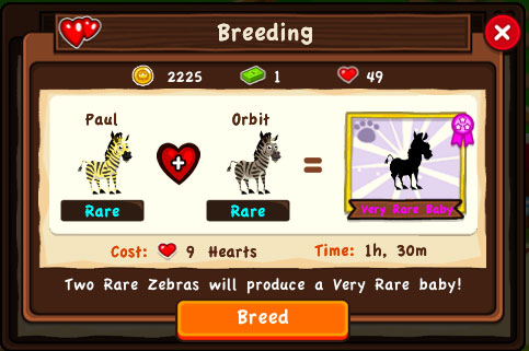 Dream Zoo - скрещивание животных