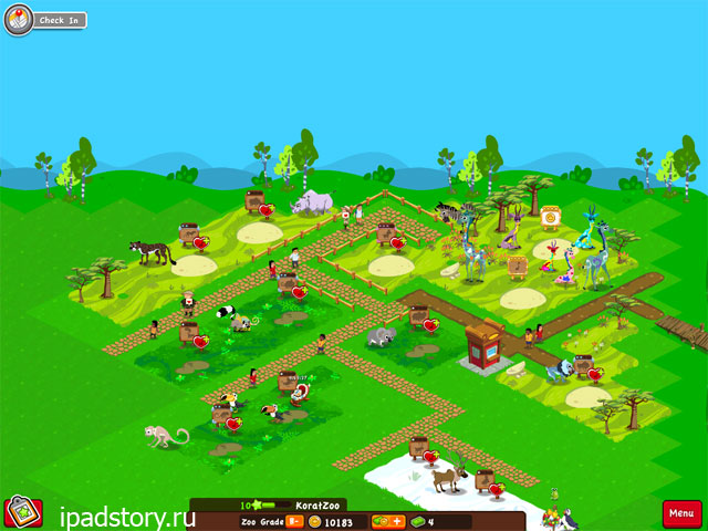 Dream Zoo - мой зоопарк в iPad