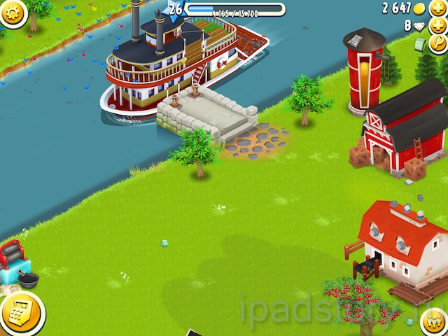 лодка в игре Hay Day
