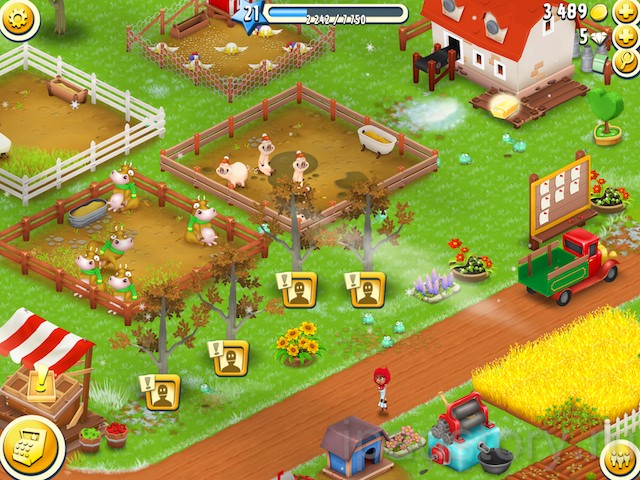 в игре Hay Day