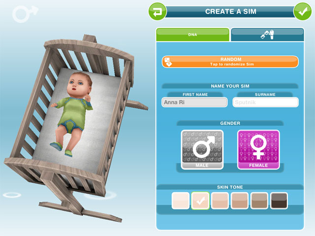 The Sims FreePlay - ребенок у симсов