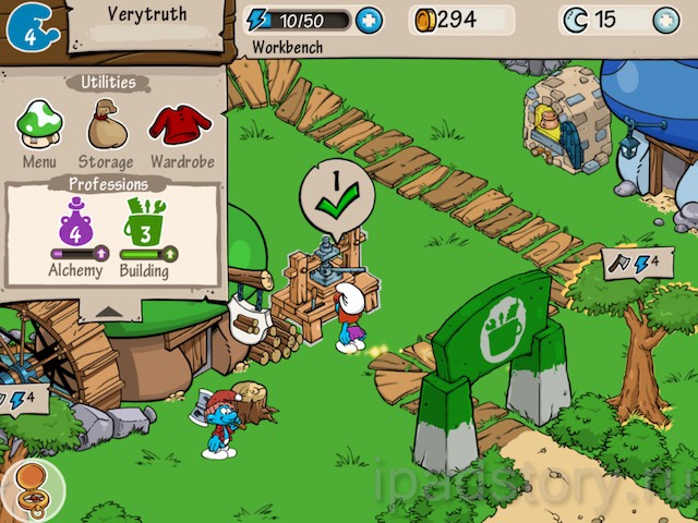 Smurf Life на iPad