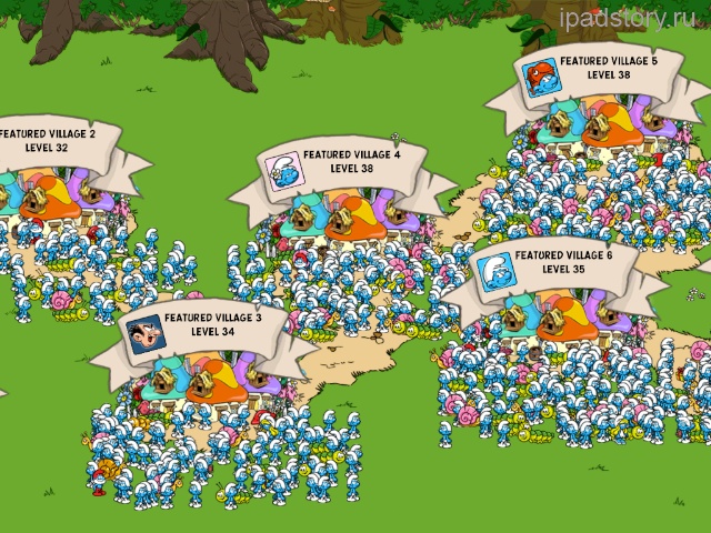 Smurfs Village iPad
