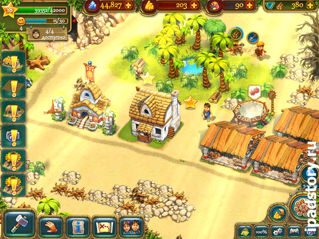 The Tribez - Туземцы на iPad, Берег загадок