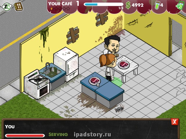 Zombie cafe ipad