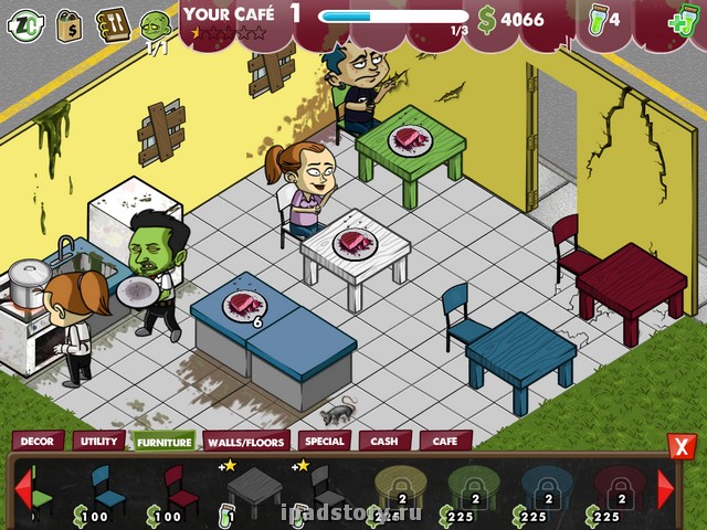 Zombie cafe ipad