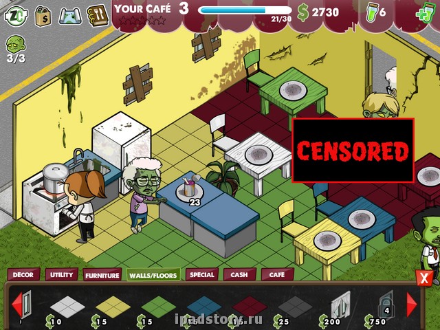 Zombie cafe ipad
