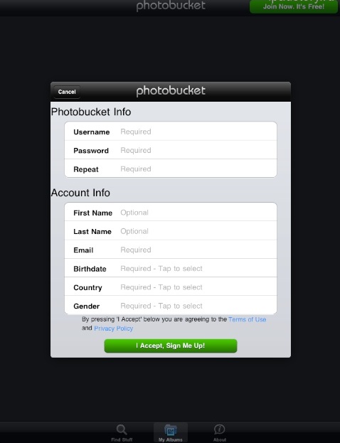 как с iPad загружать фотографии в интернет