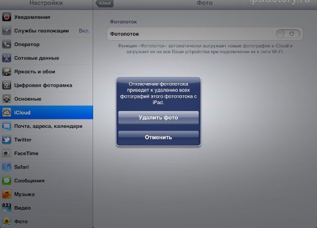 Фотопоток iCloud Фотопоток iCloud