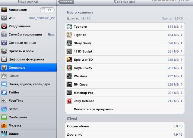 Статистика в iOS5