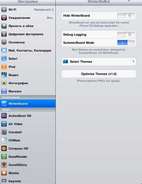 темы для iPad