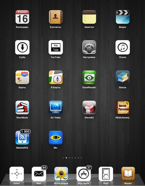 темы для iPad
