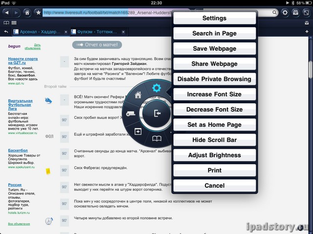 Mercury Browser ipad