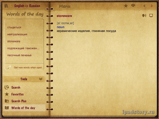 Переводчик на iPad