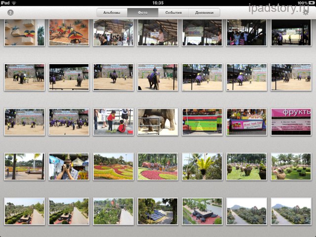 iPhoto на iPad