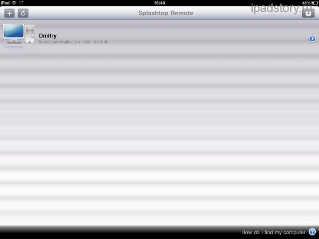 удаленное управление компьютером с iPad
