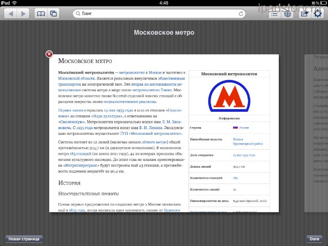 Wikibot iPad