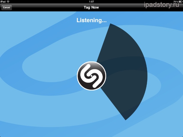 shazam iPad