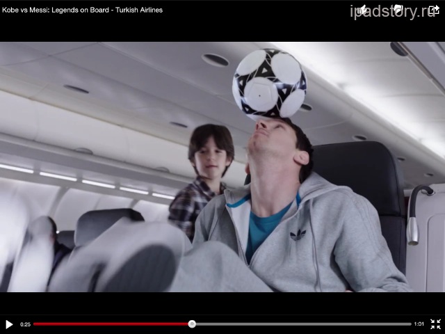 Youtube на iPad